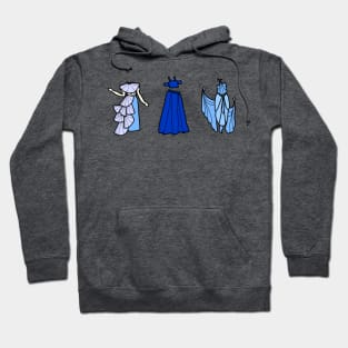 Avant Garde Gowns in Blue Hoodie